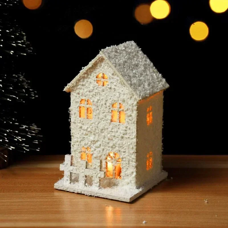 Creative New Christmas Decoration With LED Lights Snowflakes Shining And Christmas Decorations For A Small House