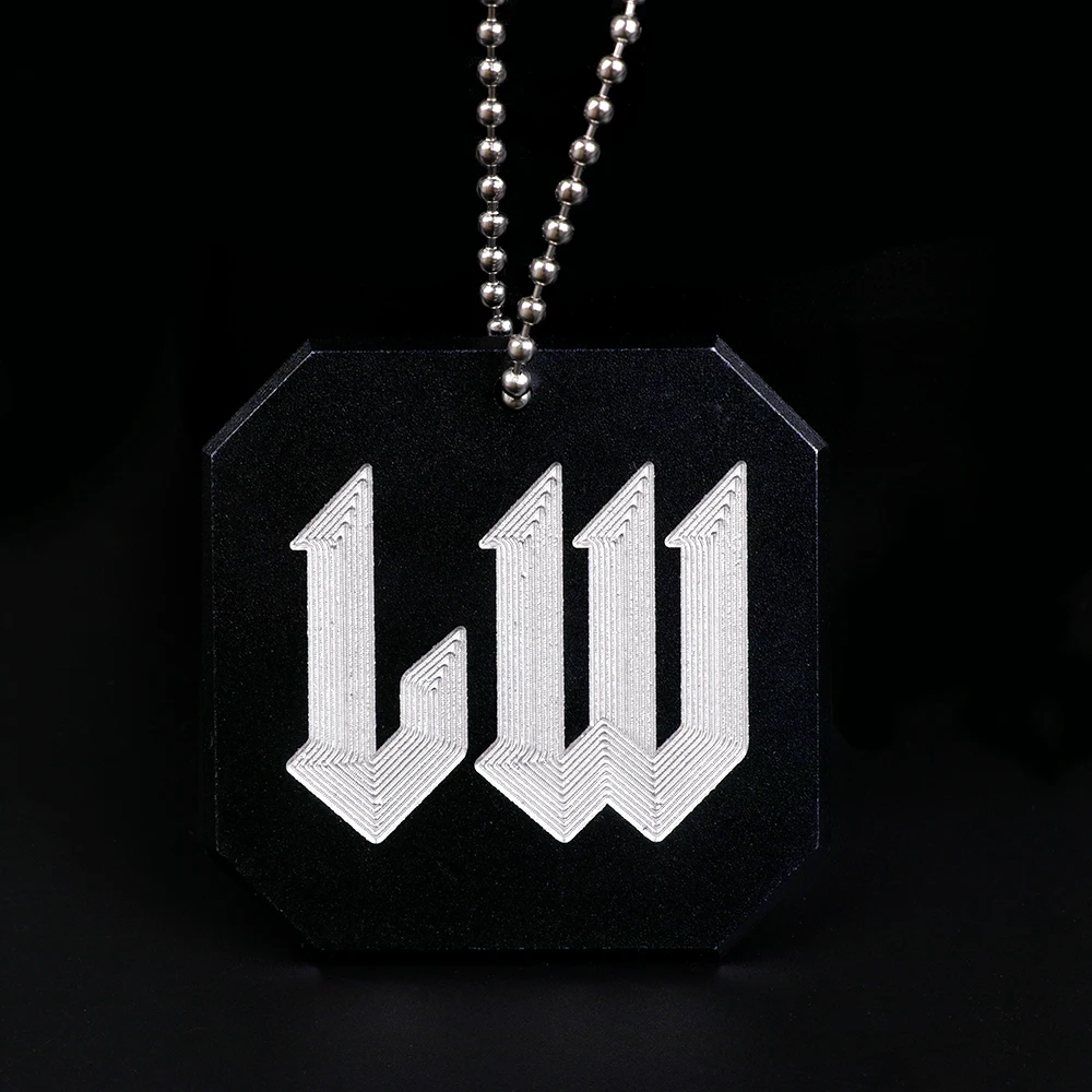 LW Emblem Auto Schaltknauf Tag Schlüsselanhänger Innenraum Metallabzeichen