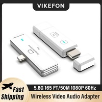5.8G 1080P 50M Wireless HDMI-Compatible Video Audio Transmitter Receiver Extender Adapter Dongle For TV Monitor Projector PC