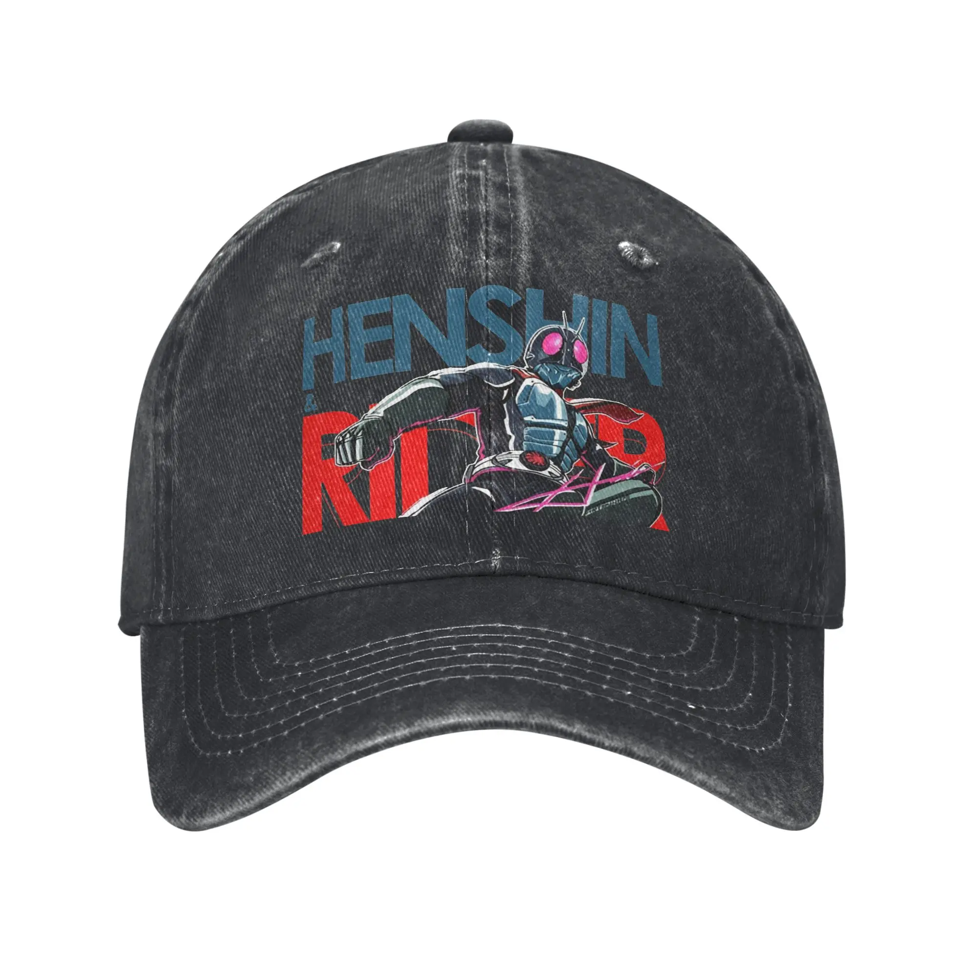 Hen Shin & Rider Kick Color Cap  Hipster Baseball Cap Hats Visor Protection Snapback Cotton tops gorras