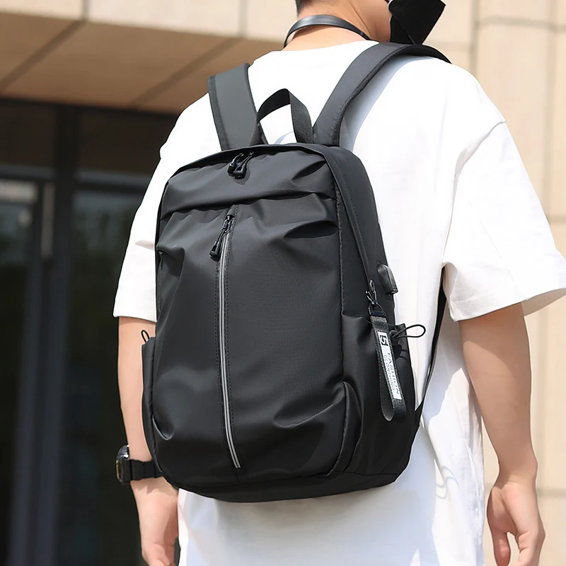Men's business backpack, casual school bag for middle and high school students and college students, large capacity