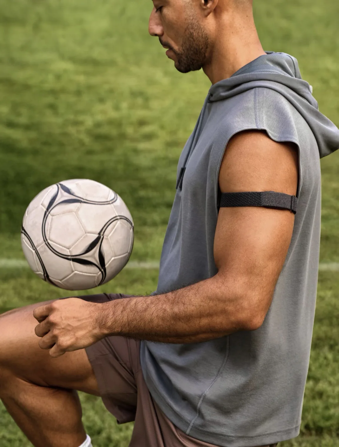 Nylon-Gewebtes Bizepsträgerband für Garmin CIRQA Armband für Sport-Fitness-Tracker Schlaufenarmband für Männer & Frauen – Detail 5