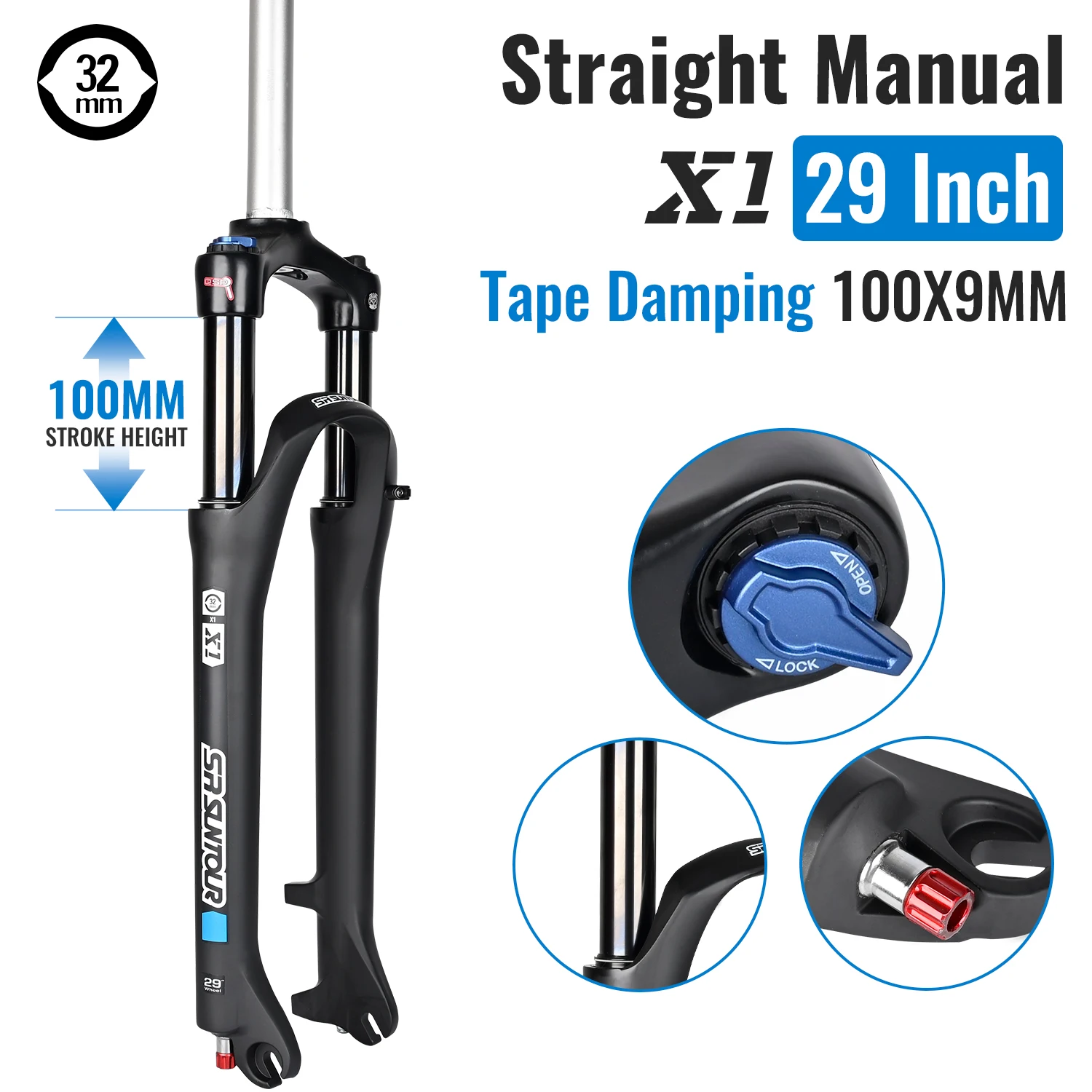 SR SUNTOUR XCR 29er AIR 100㎜QR 120㎜ S86cf06ef585541a99fbbd9579c7e5