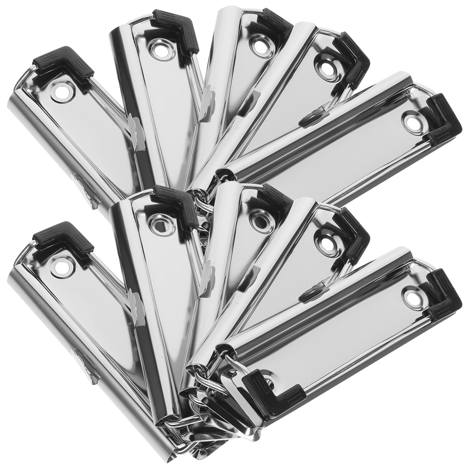

10pcs Plate Clip Binder Clips For Teacher File Clips Office Supplies Clipboard Mountable Binder Clamps Document Holder