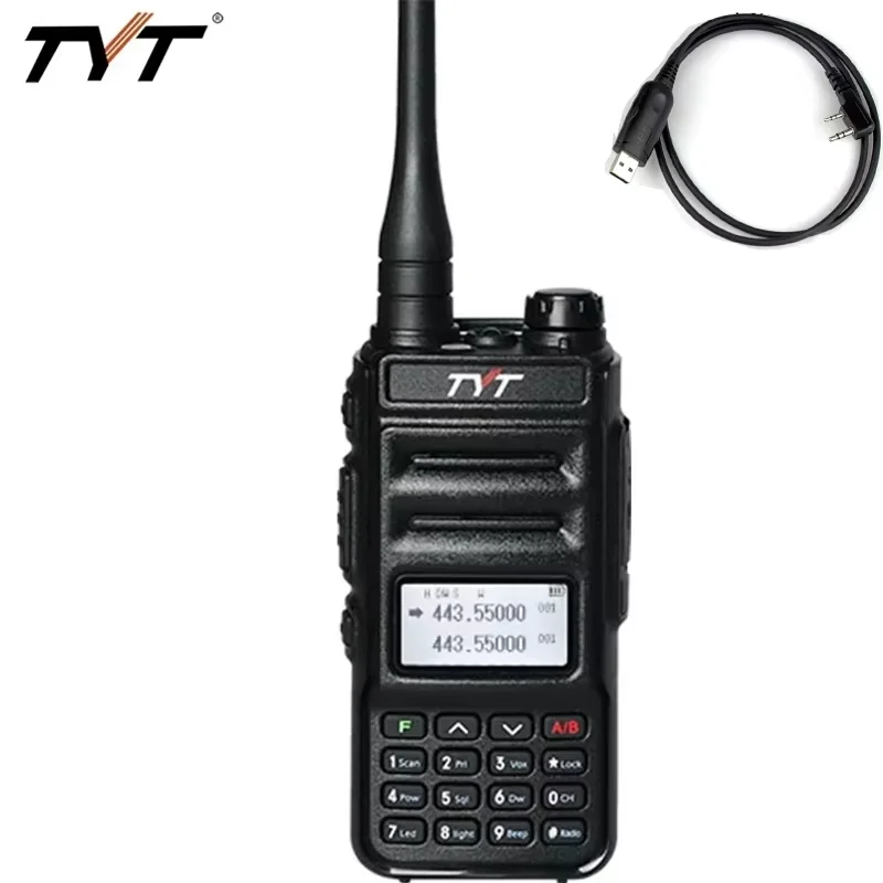 tyt-new-uv88-walkie-talkie-dot-matriz-tela-hd-audio-scrambler-criptografia-teclado-antena-de-borracha-presunto-radio-em-dois-ham