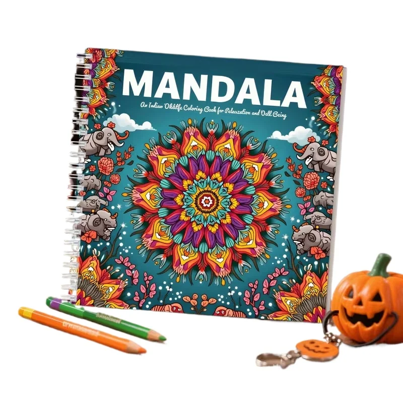 Mandala Coloring Book, Intricate Ethnic Mandala Patterns, Ornate Circular Art For Stress Relief