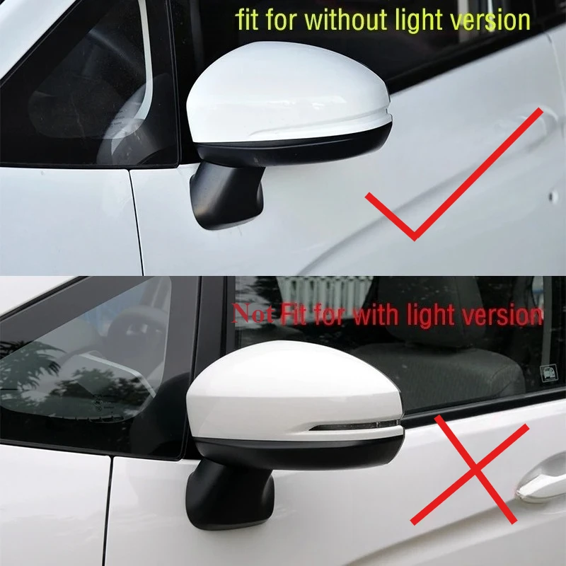 For Honda Fit Jazz Shuttle GK5 2014-2018 2019 2020 Car Wing Door Side Mirror Cap Shell House Outside Rearview Mirror Cover Lid view 2