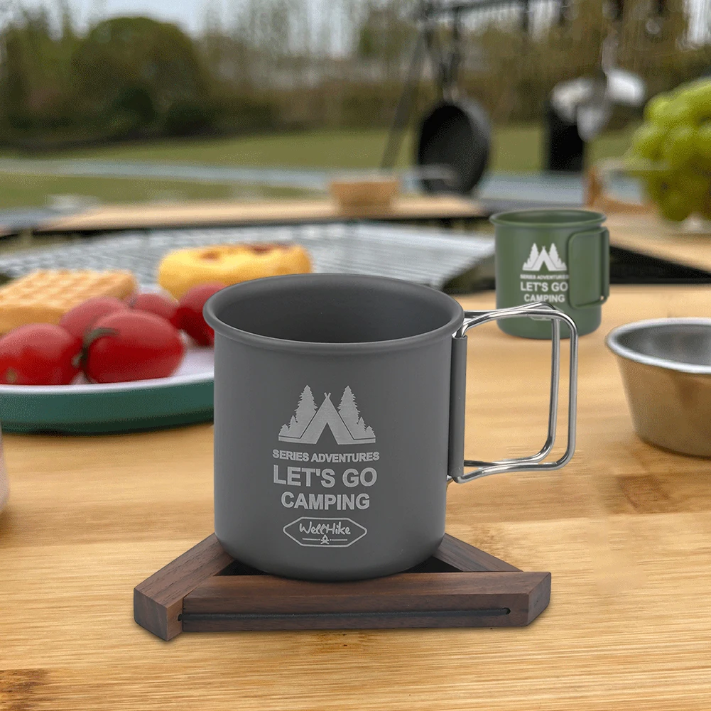 300ml Camping Aluminium Alloy Cup Beer Coffee Mug Camping Travel Water Cup Outdoor Kitchen Equipment Picnic Cooking Water Cup