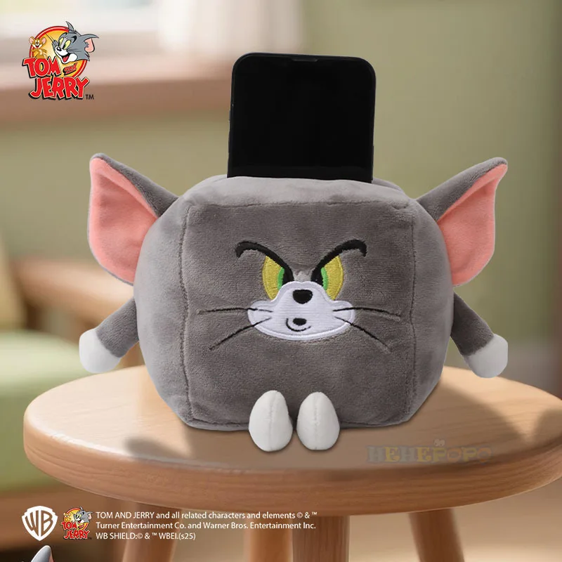 12 センチメートル面白いかわいいトムとジェリー携帯電話ベースぬいぐるみ変換シリーズかわいい漫画ぬいぐるみ人形