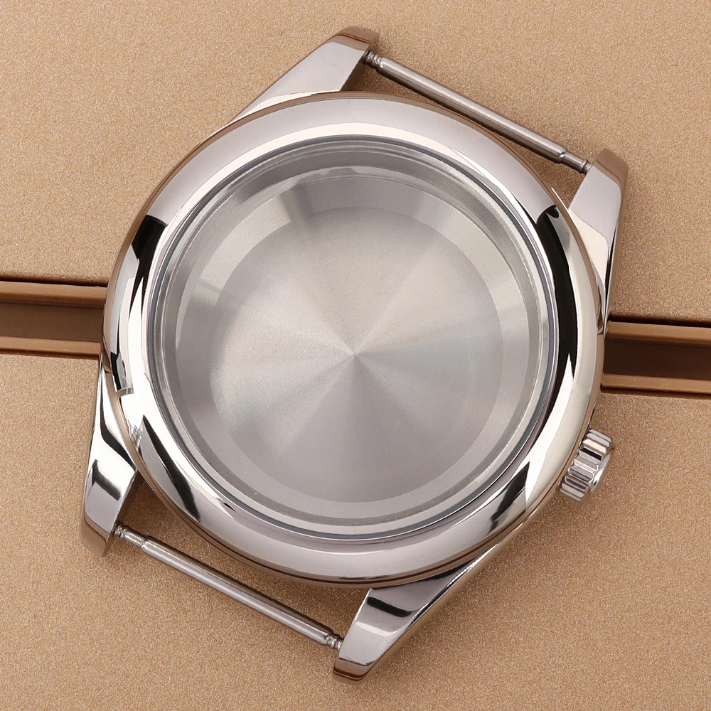 

36mm/39mm Round Edge Watch Case Watch Accessories Waterproof Sapphire For NH34 NH35 NH36 NH38 Miyota8215 28.5mmDial Oyster Parts
