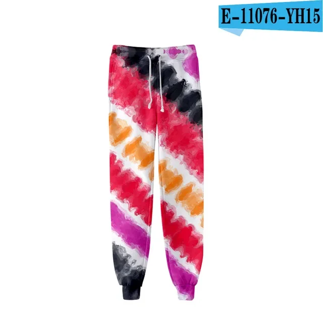 Herren-Jogginghose in Blau mit Swirl-Tie-Dye-Muster, Kordelzug, elastische Bündchen, lockere Passform, lässiger Streetwear-Look, ideal für Sport und den Alltag. – Detail 11