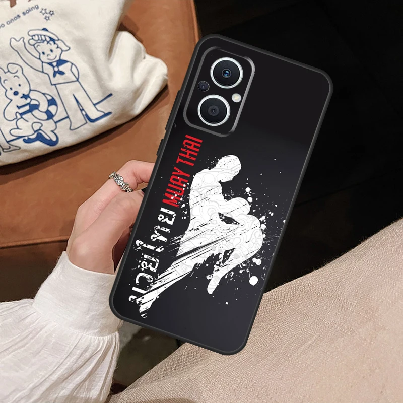 Чехол для телефона Muay Thai Kickboxing Fight для OPPO Reno 13 13F 12 11 F 8T 7 8 10 Pro OPPO Find X8 Pro X6 X3 X5 Lite Cover