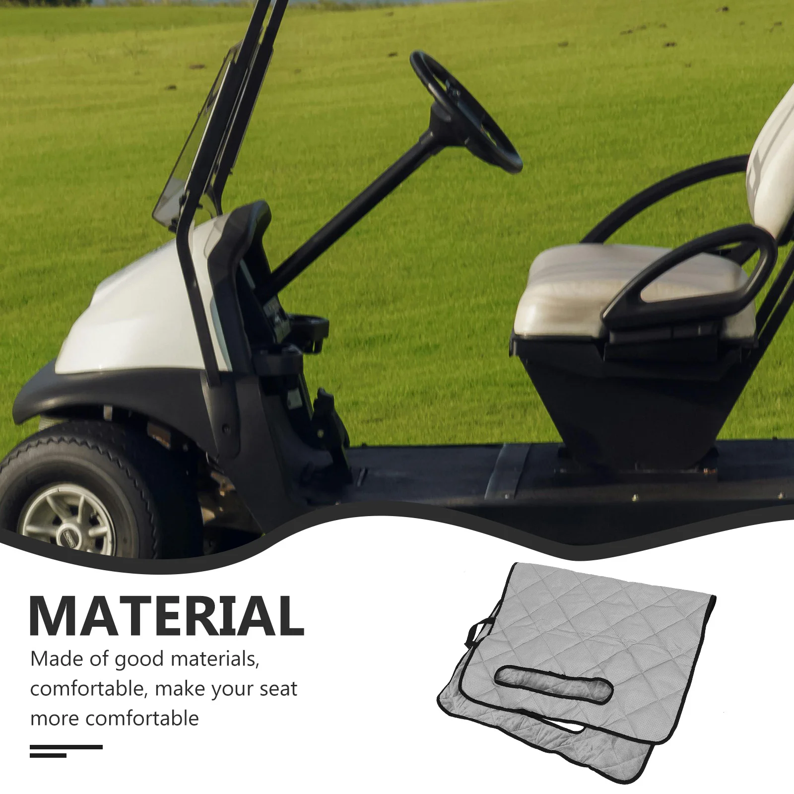 

Golf Car Seat Cover 125X73CM Oxford Cloth Front Rear Seats Golf Cart Accessories Protective Cover For Sightseeing Cars