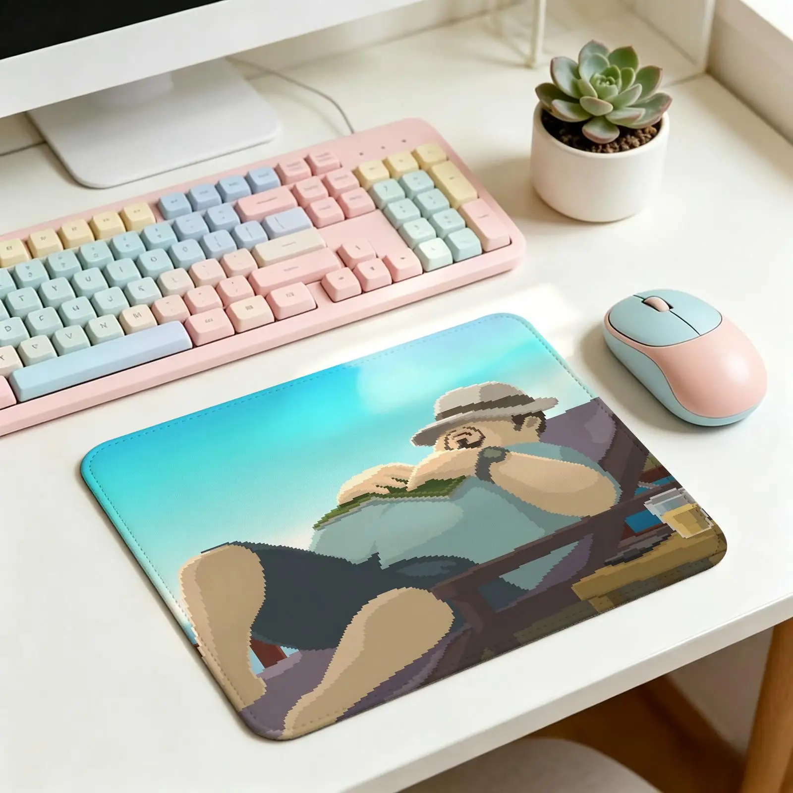 S/M/L Gaming Mat,Reinforced Stitched Edge,DAVE THE DIVER Mouse Pad Portable Non‑Slip Pad for Laptop Office & E‑Sports Game Play