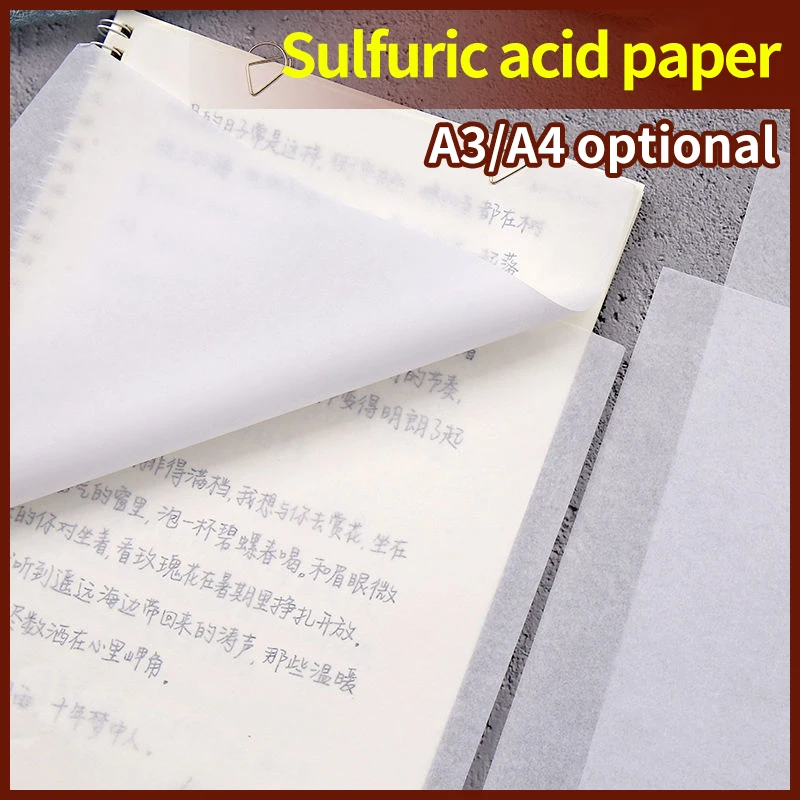 10/20/50/100 Sheets A4/A3 Translucent Tracing Paper Copy Paper For Drawing Calligraphy Craft Writing Sketching Art Supplies