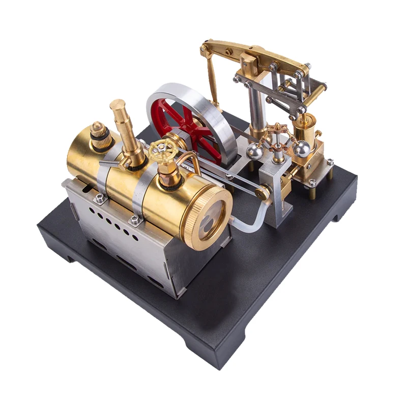 Steam Engine Model Metal with Boiler Base Speed Regulator Suitable for DIY Science Experiment Kit Toys