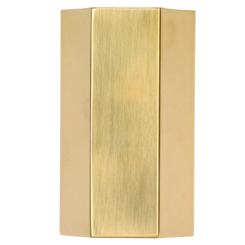 Glossy Pen Holder Box Stainless Steel Corrosion Resistant Pencil Holder Wide Application Gold Electroplating Flower Vase Home