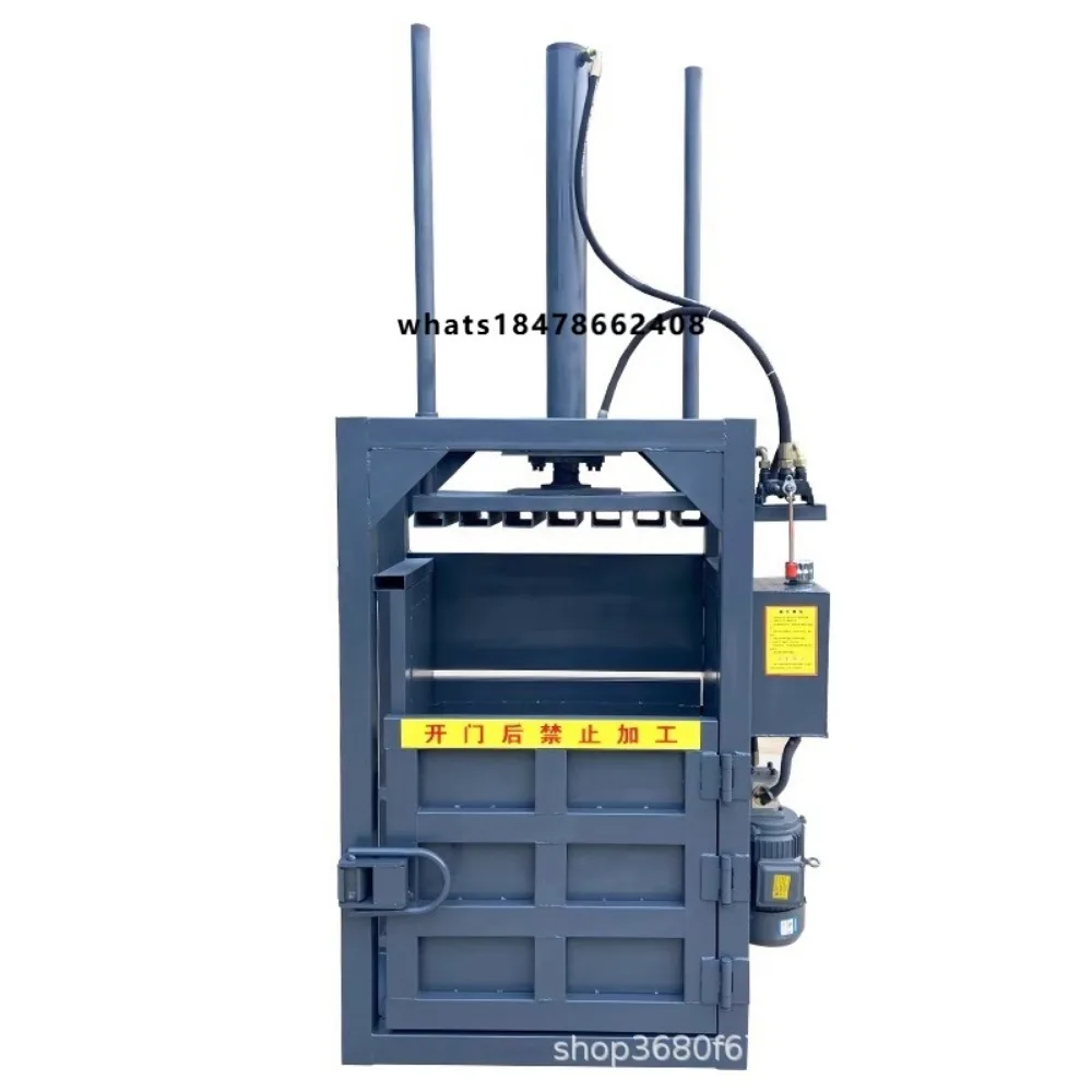 Vertical Semi-automatic Baler Aluminum-Can Wool Shear Baler Press Packaging Machine Seaweed Round Straw And Hay Baler Machine