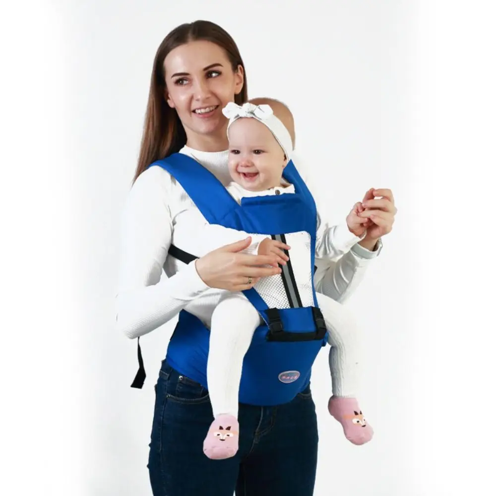 1Pc Universal Comfortable Baby Wrap Carrier Safety Breathable Cotton Mesh Newborn Sling Wrap Portable Infant Backpacks With Seat