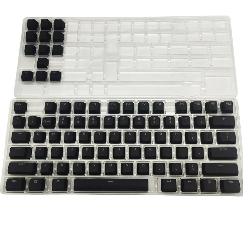 NEW Replacement keycaps for logitech G PRO X Mechanical Keyboard Cross axis Transparent keycaps