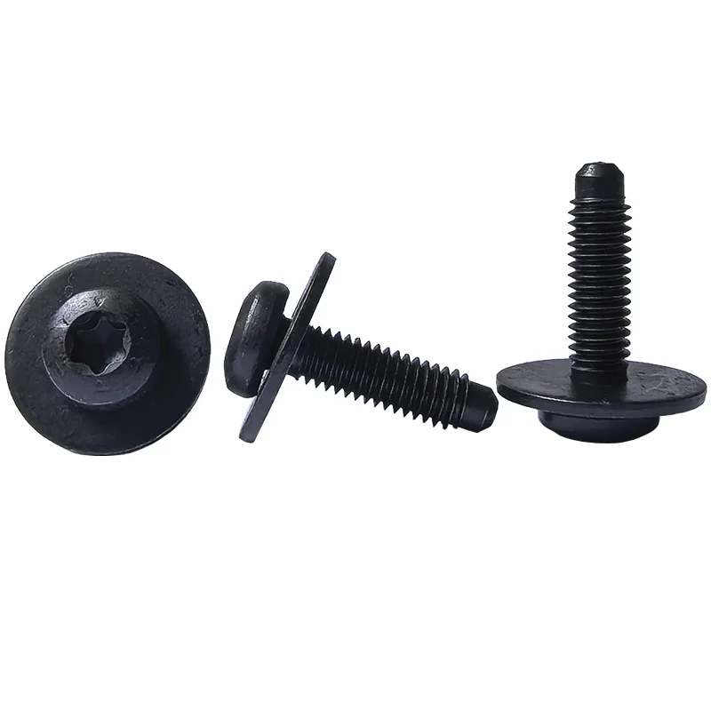 20 Stück N90683302 N90993603 Torx-Antrieb Innere Vordere Stoßstangenschraube Scheinwerfer-Befestigungsschraube M6X21 für VW Audi – Detail 4