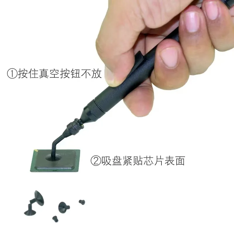 Anti static manual vacuum suction pen lens crystal suction cup BGA chip IC pickup tool