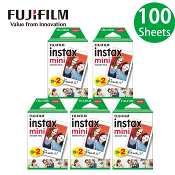 Original Fujifilm Instax Mini 12 Film Mini 40 Evo 11 9 7 + 90 Link Instant Camera Instax Film for 10/20/30/40/50/60/80/100 Sheets