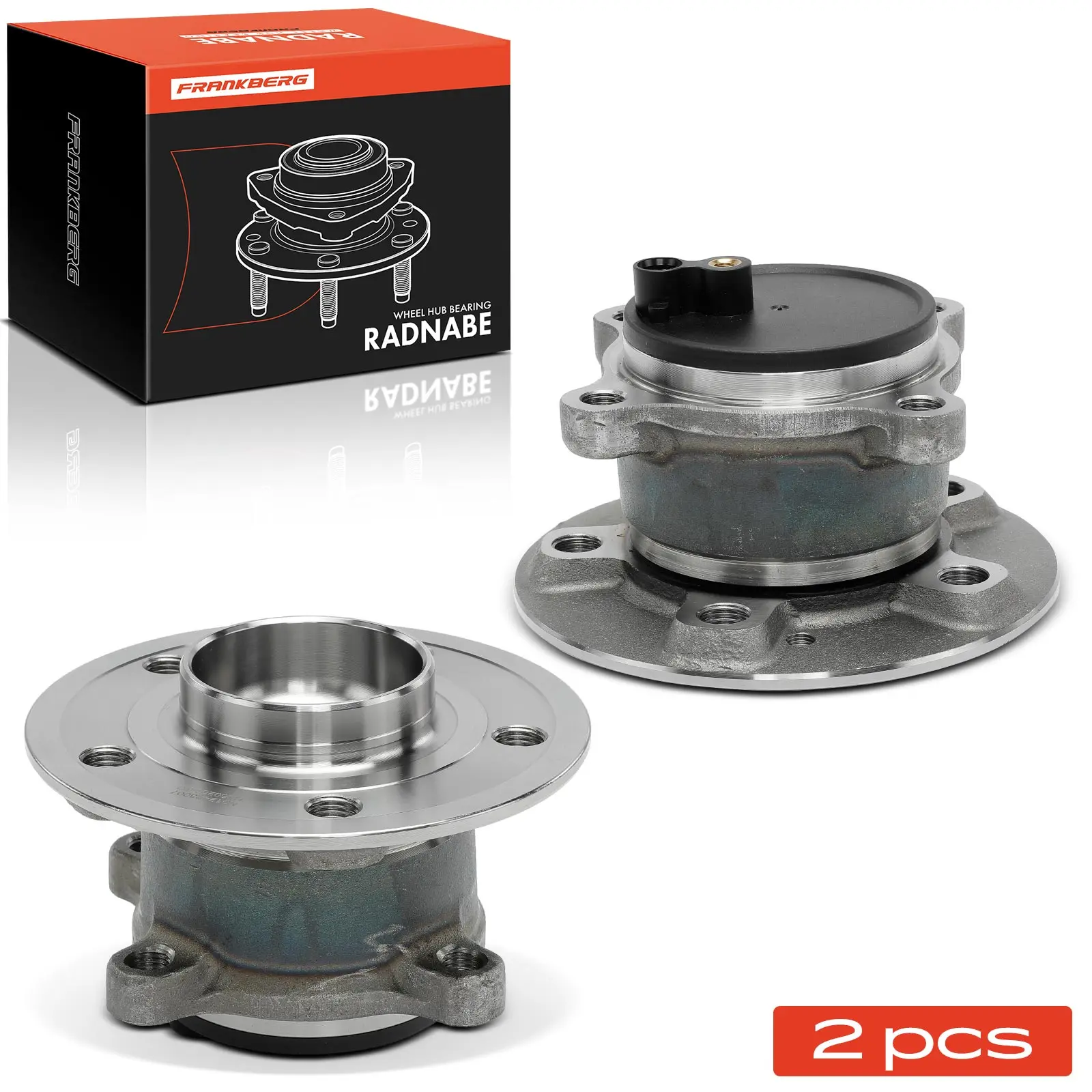 Frankberg 2x Wielnaaf Wiellager Kit Achteras Beide Zijden Voor Mercedes-Benz W177 V177 W247 C118 X118 H247 A2473560200 2473560200