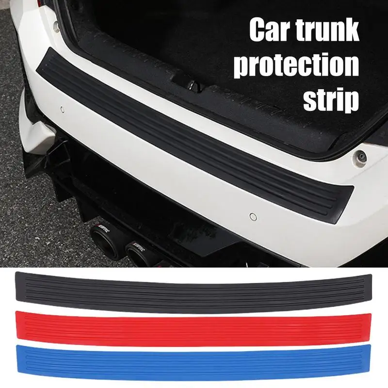 Rear Bumper Protector Mat Car Step Protector Strip Universal Automotive Door Entry Guard Car Threshold Sticker Door Sill