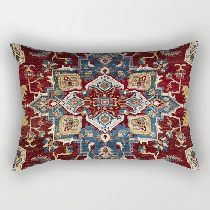 Bohemian Style Lumbar Pillow Cover Home Living Room Sofa Decorative Cushion Cover