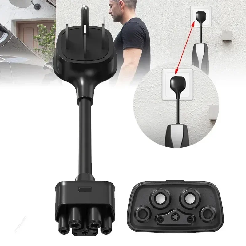 Universal Mobile Connector Cable NEMA 14‑50 EV Charger Adapter 30A 250V for Tesla Gen 2 for Model 3 Y X S Portable Charging Cord