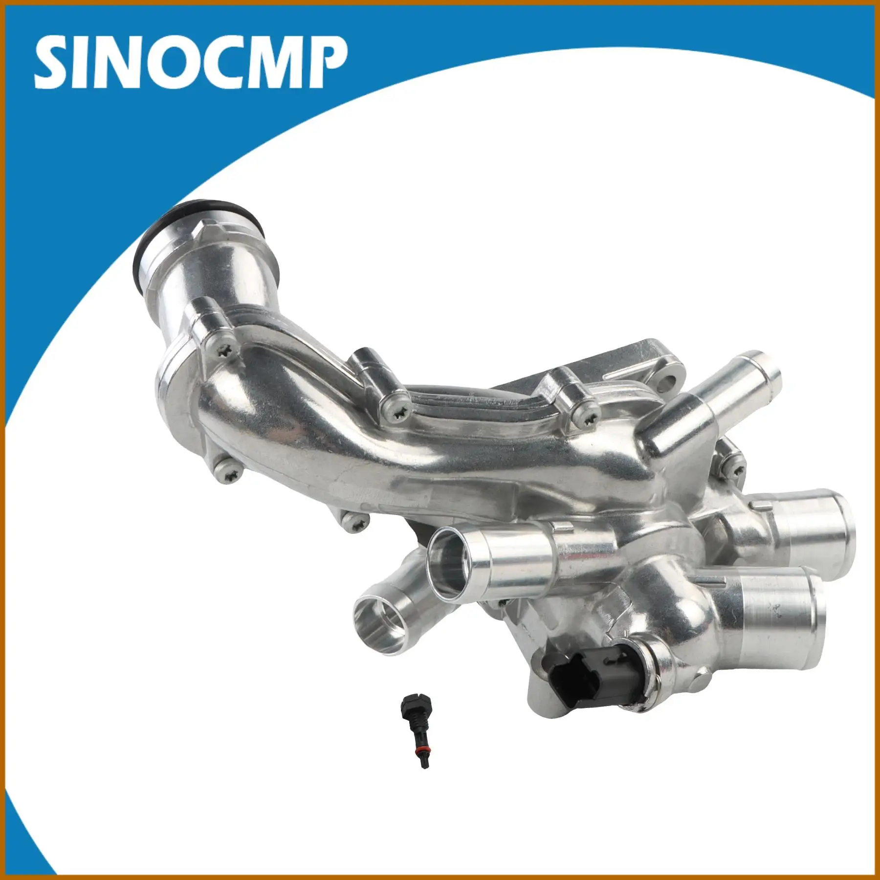 

Aluminum Thermostat Housing Assembly 11537534521 Replacement For Mini Cooper Countryman Paceman 1.6L 2007-2015 Auto Rapair Parts