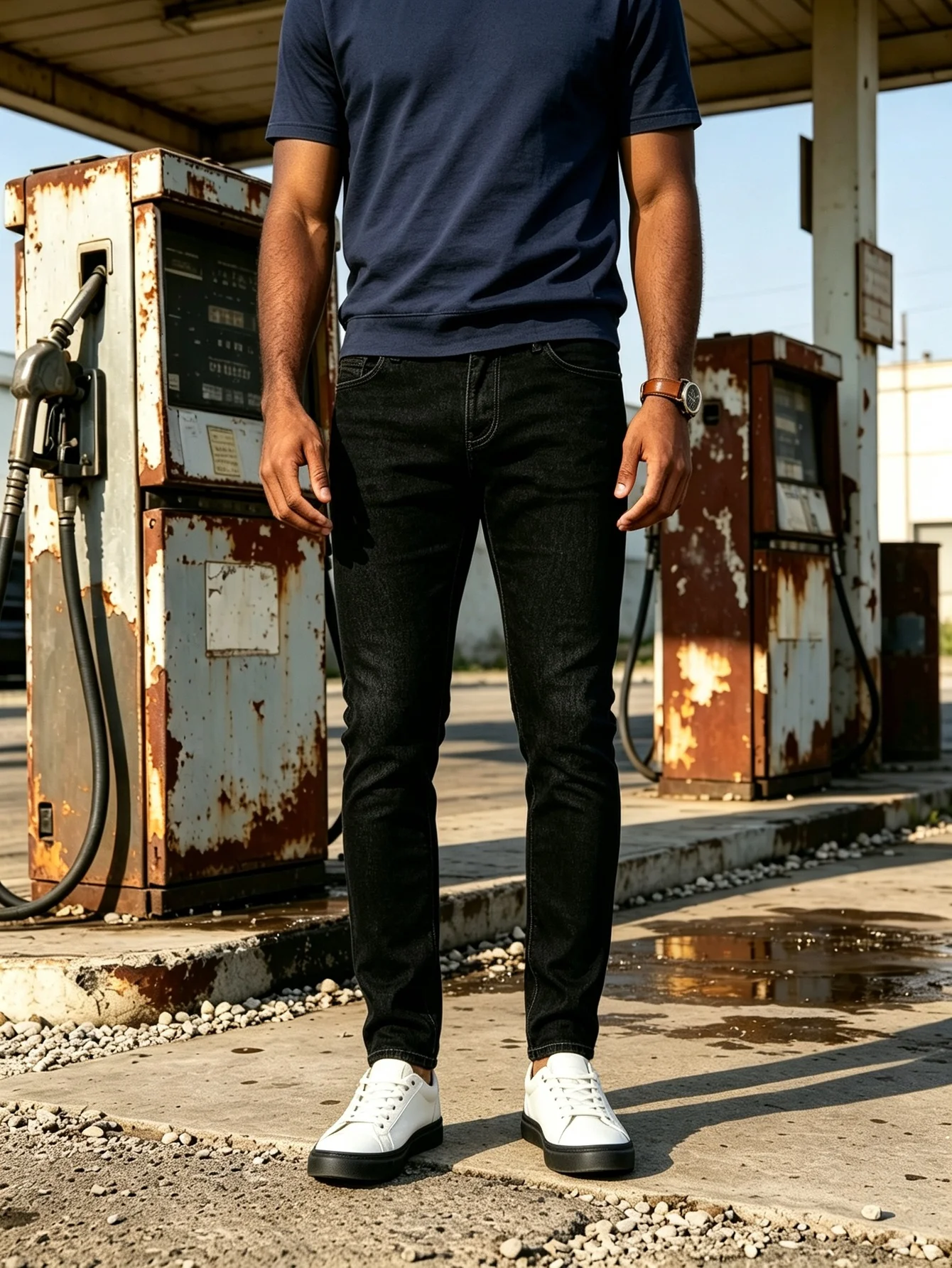 Daily Casual Y2K Trendy American Street Faded Oversized Denim Trousers Multi-Functional Side Pockets All-Season Urban Outfit, Sw