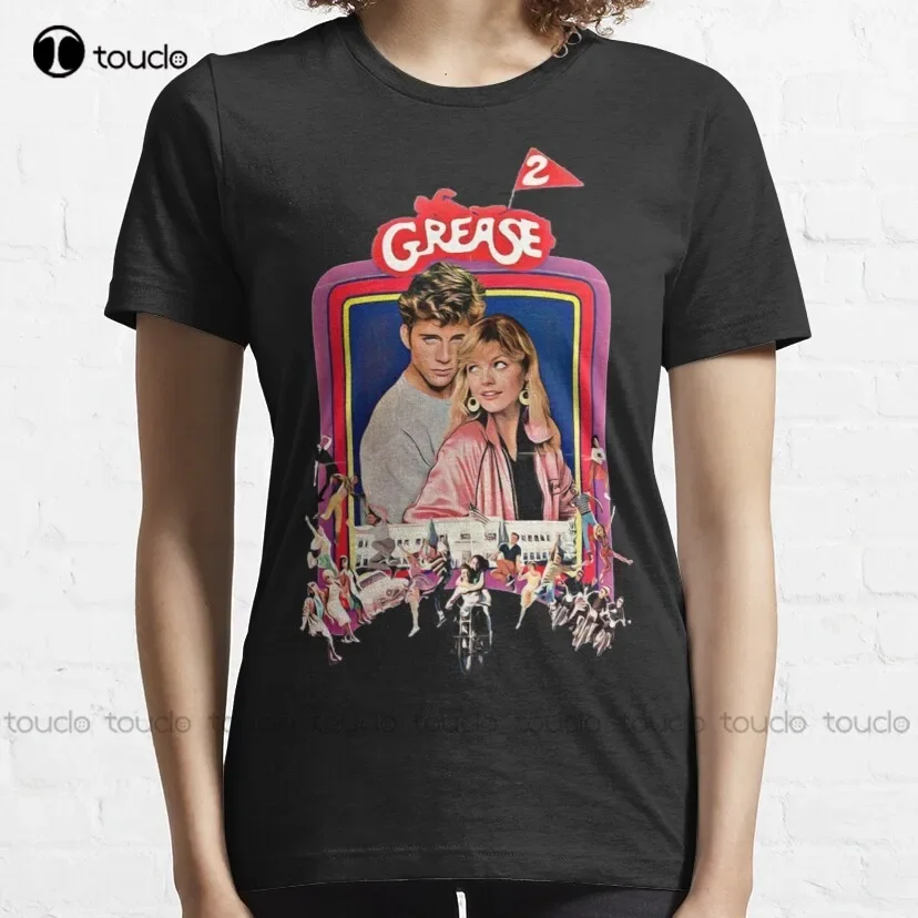 Grease 2 Classic 80 S Film T-Shirt Mens Workout Shirts Custom Aldult Teen Unisex Digital Printing Tee Shirt Xs-5Xl Cotton Shirts