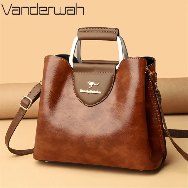 Genuine Brand Tote Bag Leather Luxury Handbags Women Bags Designer Handbags High Quality Ladies Crossbody Hand Bags for Women AliExpress