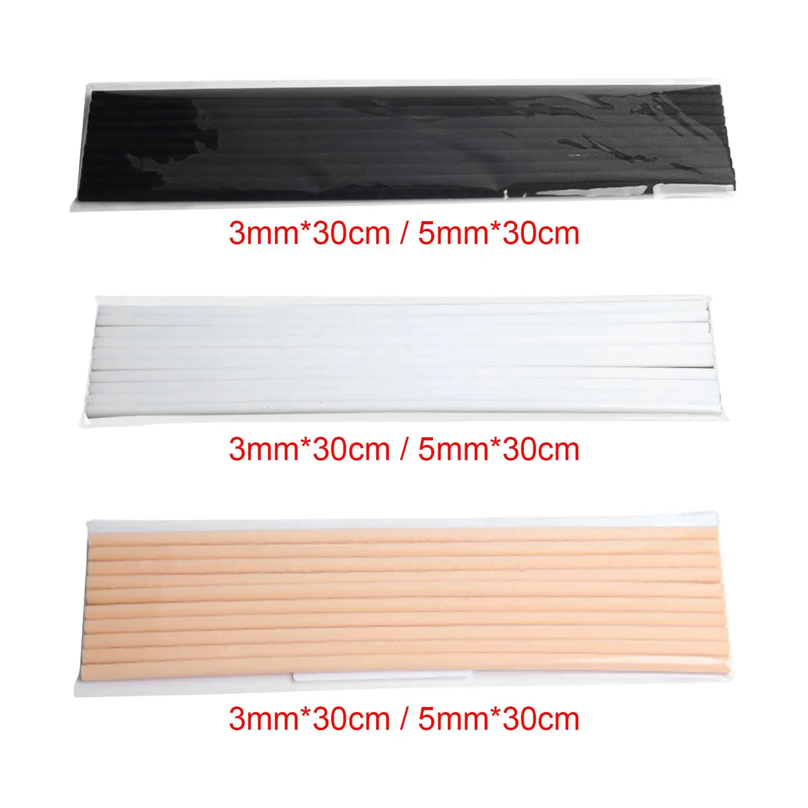 10Pcs Reed Diffuser Sticks Essential Oil Length 30cm for Bedroom Home Office