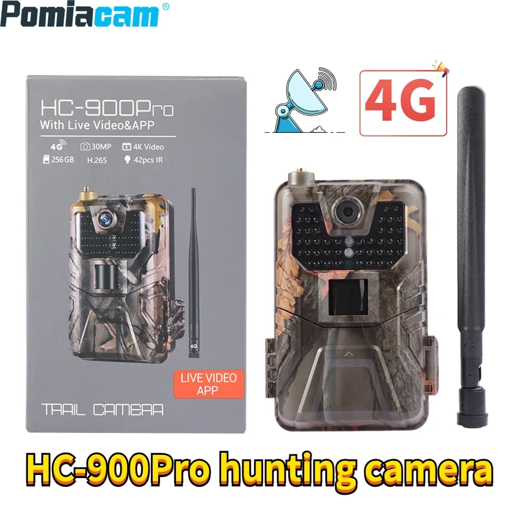 

HC-900Pro 4K Video + 36MP Photos 4G Hunting Camera with APP Remote Phone Control To View Mobile Wireless Wildlife At Any Time