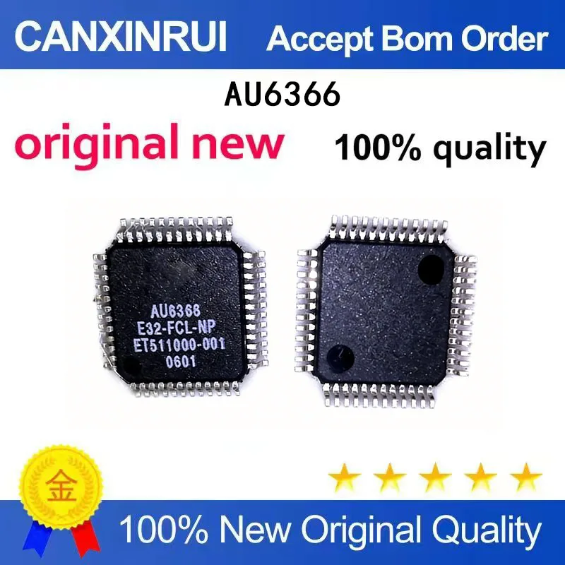 

(5-100 Pieces) New stock AU6366 QFP