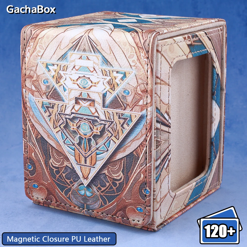 

Sennen Item TCG Deck Box Коробка для хранения карт, витрина, вмещает 120 карт с рукавами, магнитная искусственная кожа для MTGCards YuGiOh PTCG