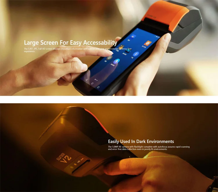 Mini Mobile Handheld Android Pos System Printer Payment Pos Machine Terminal Manufactures Touch Screen Pos