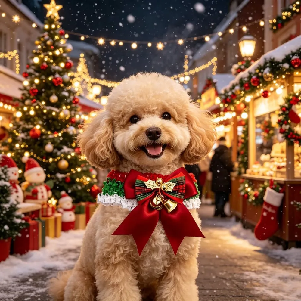30/50 Stück Hunde-Fliege für Haustiere, Weihnachts-Hundeschleife, elastische Welpen-Halsbänder, Katzenhalsketten, Haustierpflege-Zubehör für Hunde – Detail 4