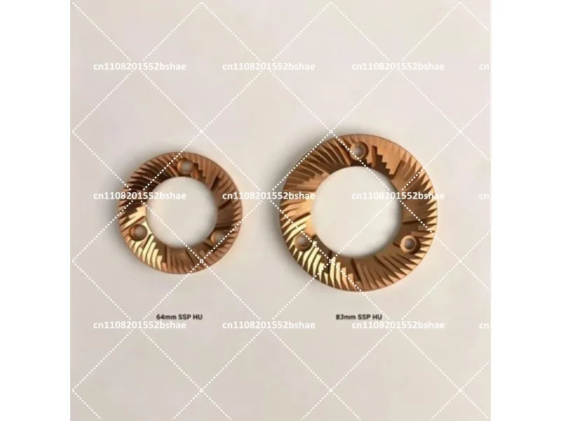 64mm 83mm 98mm Flat Burr Coffee Grinder Replacement, Titanium Coated Burr Set for Espresso & Brewing