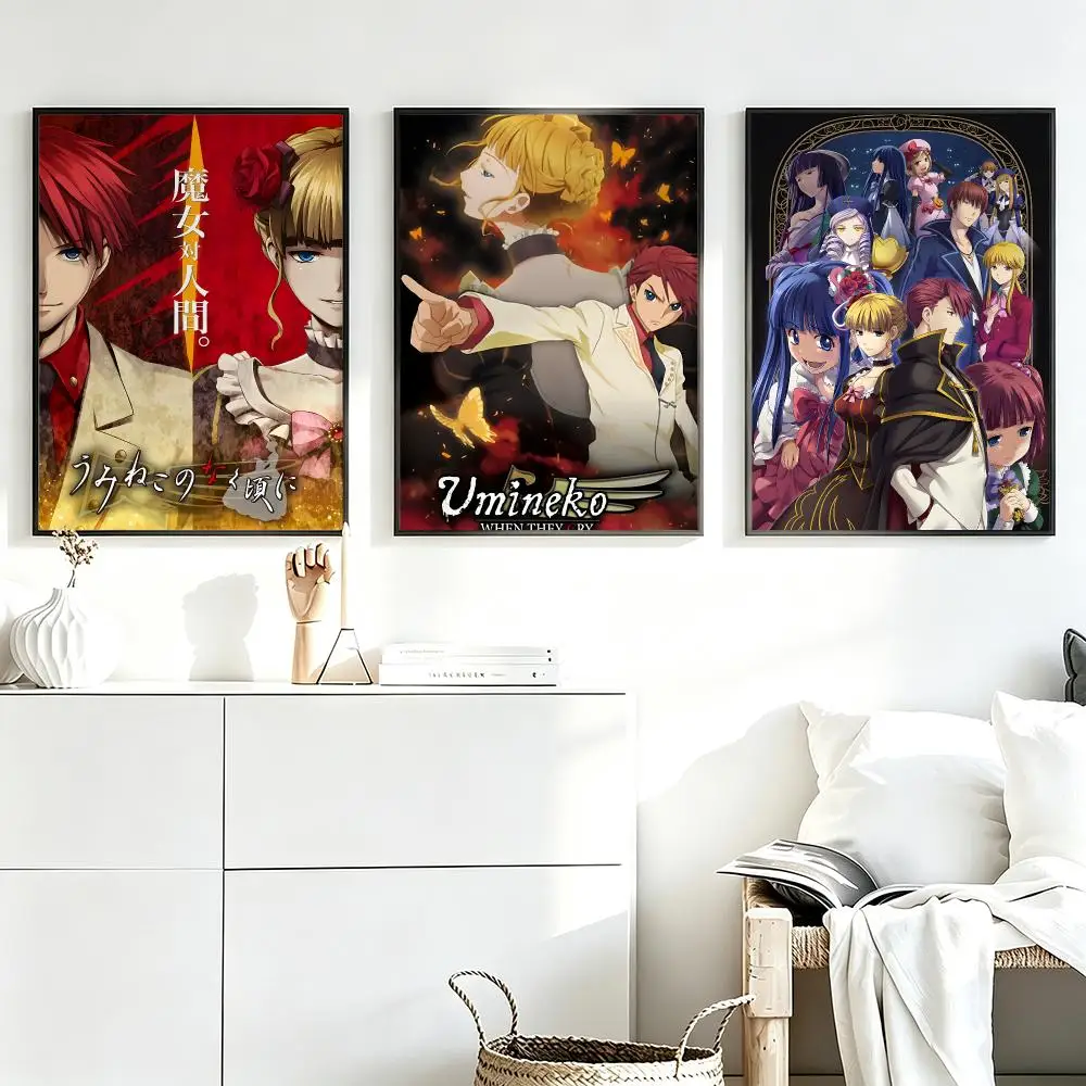 Aesthetic Wall Art Poster Trendy anime Umineko When They Cry Poster for Bedroom Dorm Room Home Decor Large Wall Picture Print