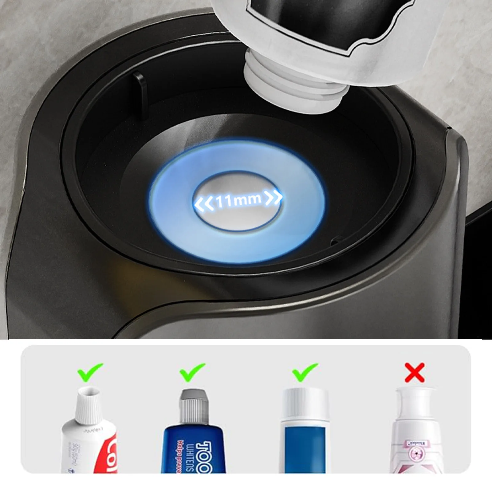 Automatic Toothpaste Holder Smart Automatic Toothpaste Dispenser Infrared Induction For Family Washroom Bathroom Supplies