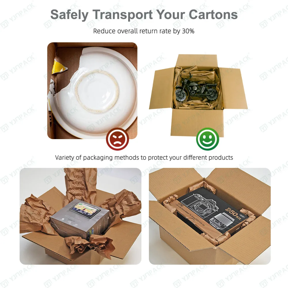 آلة تصنيع الوسائد الورقية المجعدة الأوتوماتيكية NP-P10 آلة وسادة ورق الكرافت