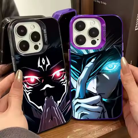 Cool Jujutsu Satoru Gojo Phone Case for Samsung Galaxy S23 S24 S25 S22 Ultra S21 Plus FE A56 A36 A26 5G A16 A06 4G Note 20 Cover