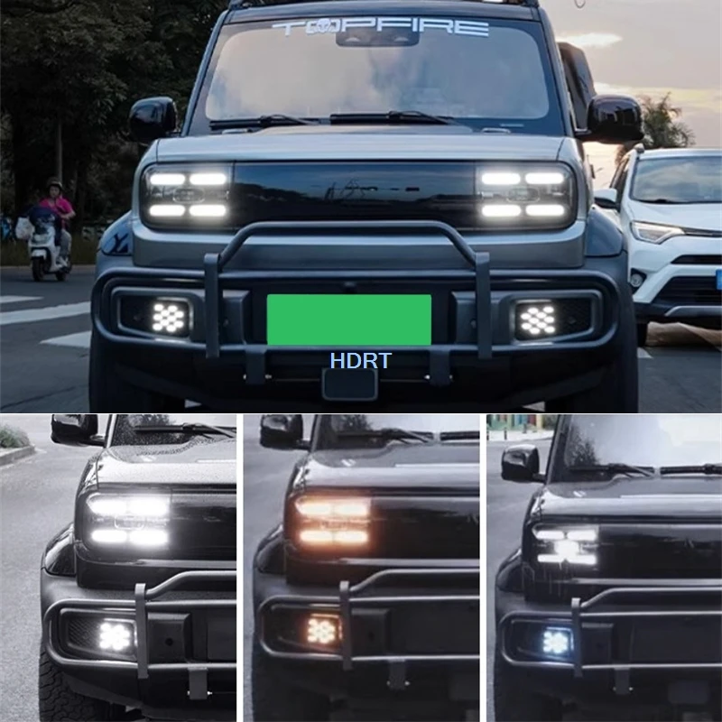 

Для Chevrolet Spark EUV 2024 + Стайлинг автомобиля, передние и задние противотуманные фары, дневные ходовые огни, указатель поворота, аксессуары для головных фонарей