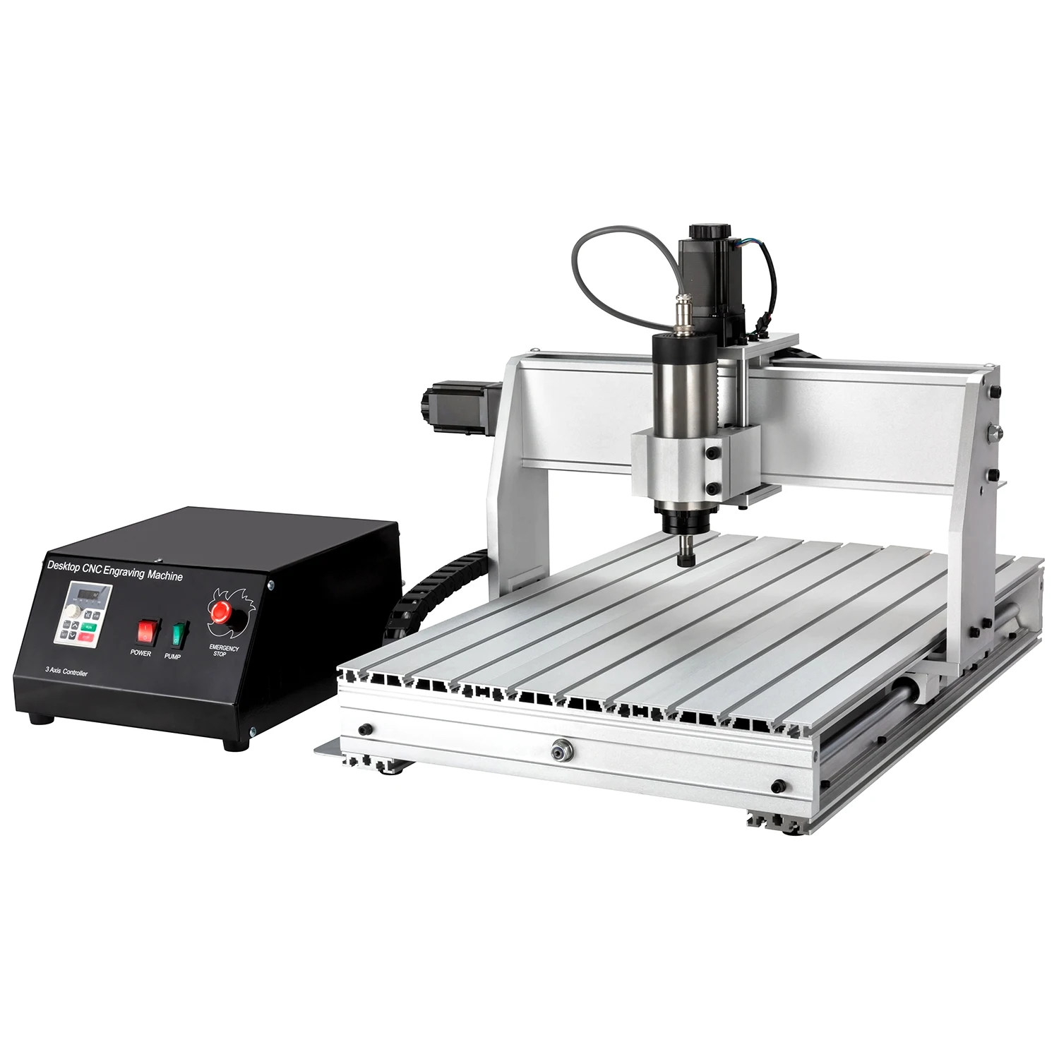 

Фрезерный станок с ЧПУ Zhong Hua Jiang Desktop 300W 800W 1500W MACH3 600x400mm 6040 для гравировки и резки дерева и металла