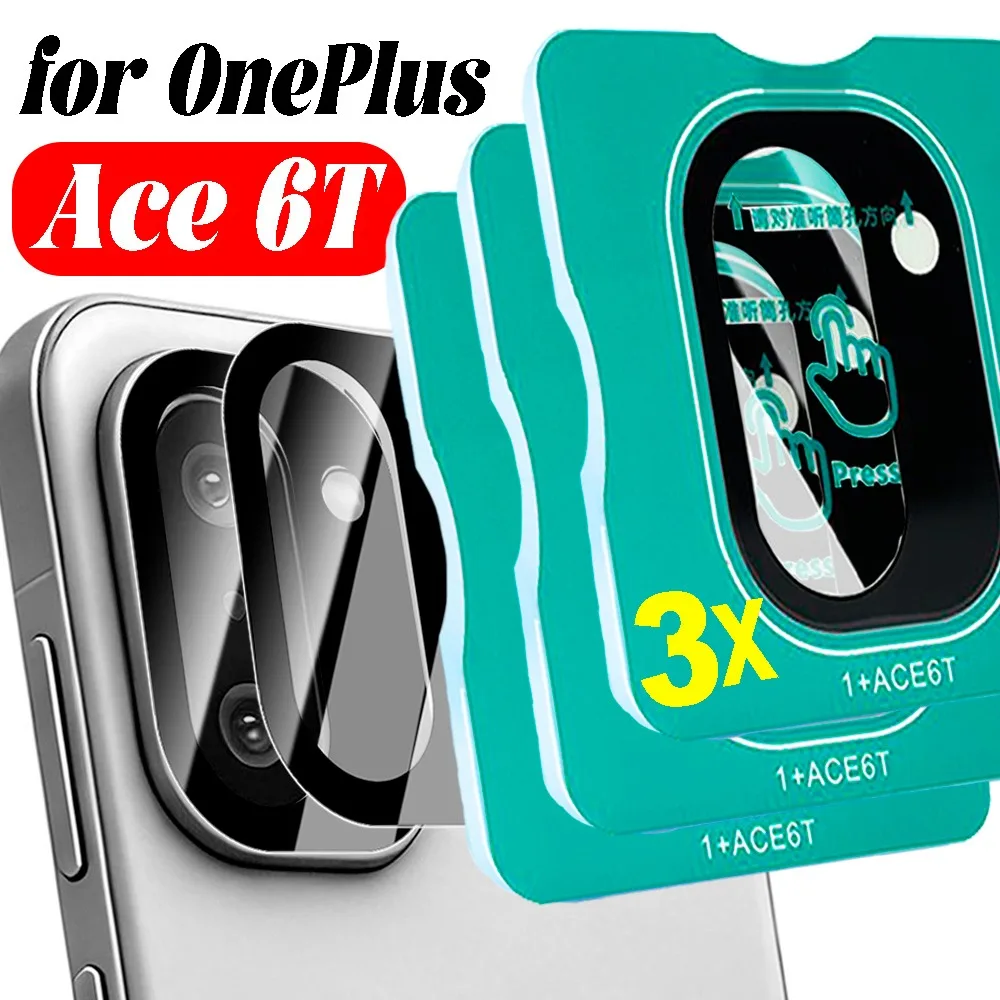 

1-3Pcs Easy Installation Camera Lens Protectors for OnePlus Ace 6T Lens Film Positioning Tempered Glass Camera Films for Ace 6T