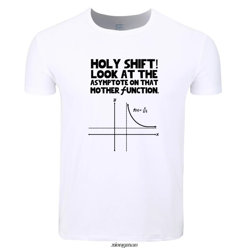 Holy Shift Geek Mathematics Scientist T-shirt O-Neck Short Sleeves Summer Tshirt Gift